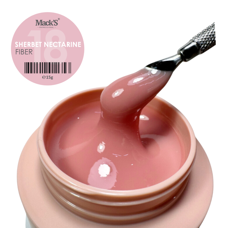 Fiber Sherbet Nectarine 18 - 15g - Macks