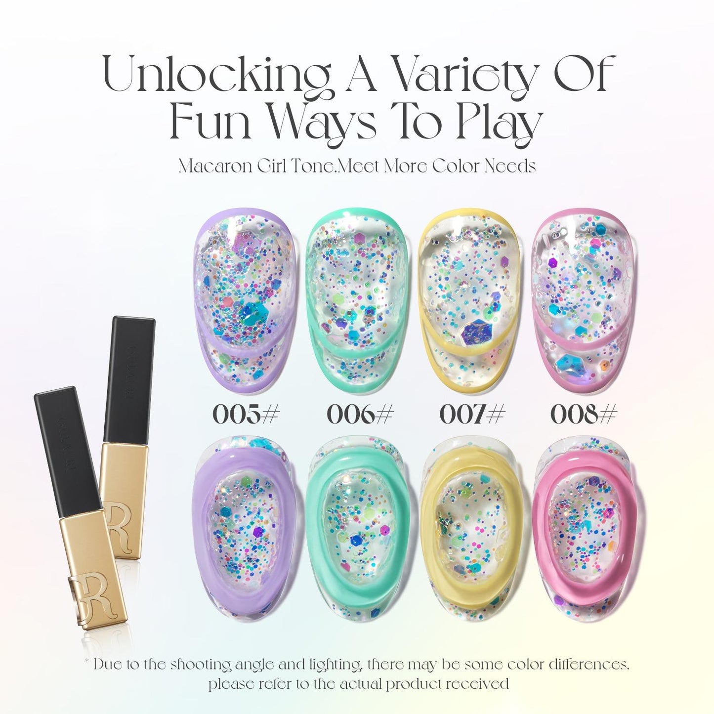 Gel Polish – Set di 4 Colori Super Pigmentati