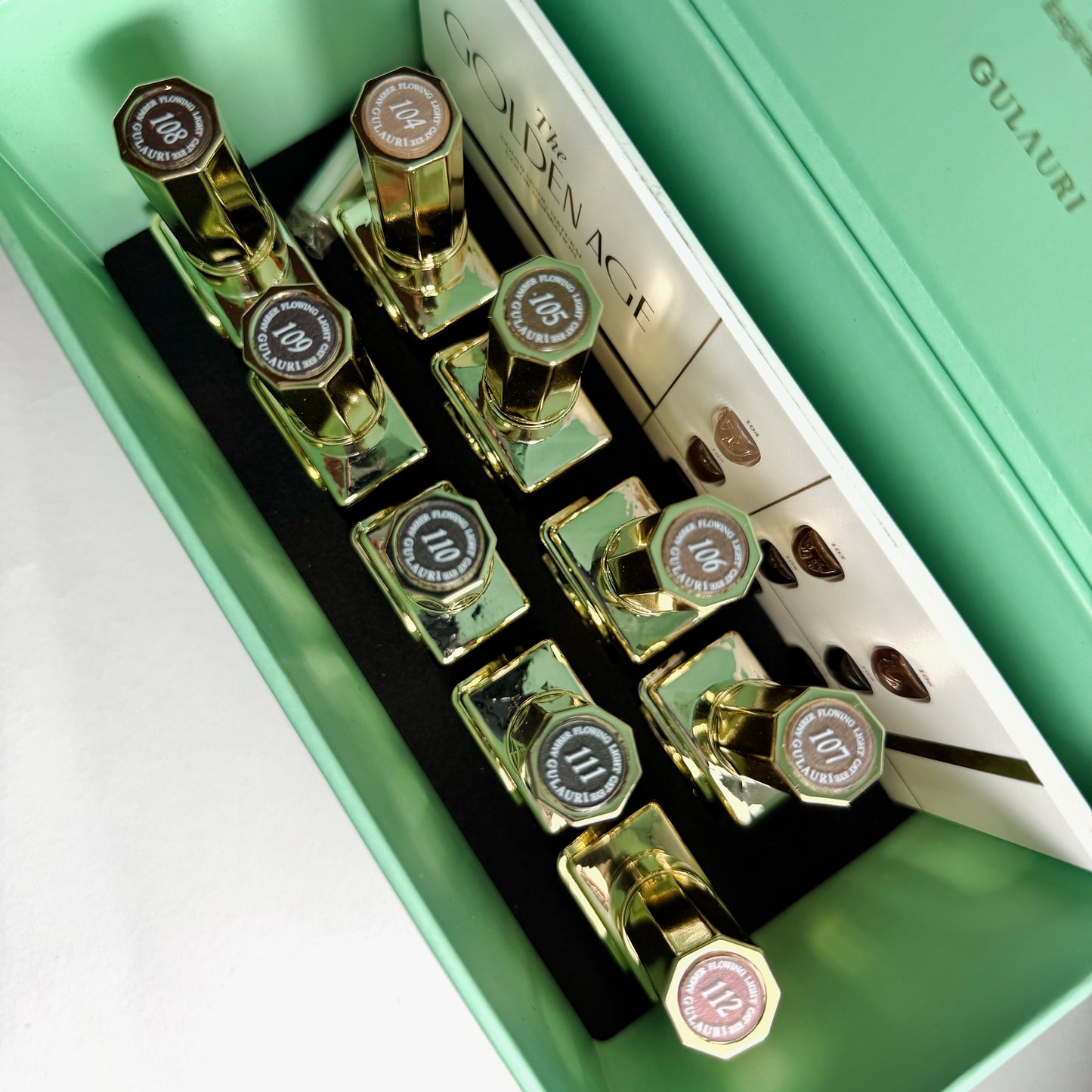 Amber cat eye set 9 colori + display espositore + calamita inclusa