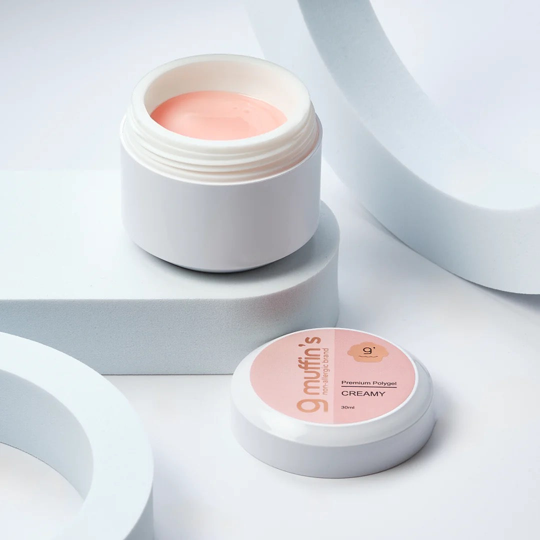 Premium Polygel - Creamy, 30 ml, 9Muffins