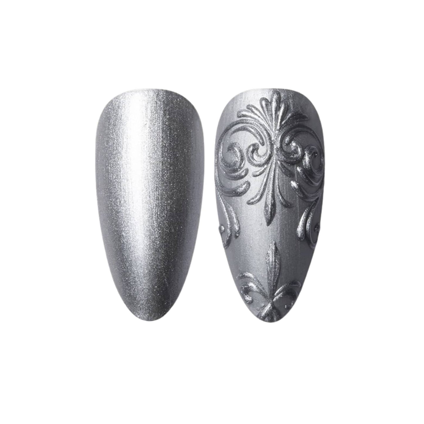 Metallic Gel per unghie Gulauri, gel decorativo effetto metallo per nail art luminose e professionali