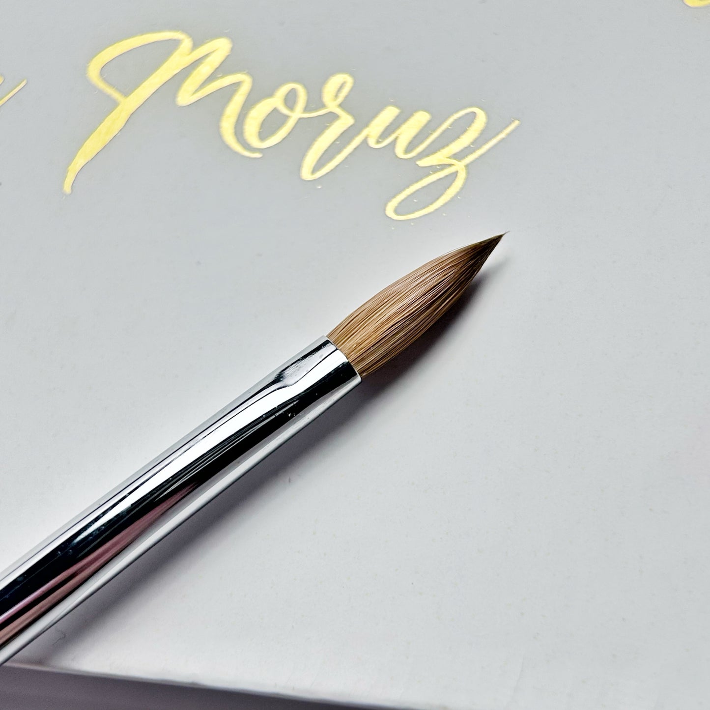 Pennello Acrygel n8 Dana Moruz, strumento professionale per modellazione e ricostruzione unghie facile da usare