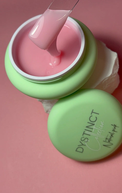 Builder gel media densità Natural Pink - 50ml - Dystinct