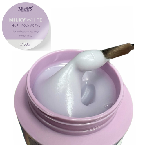 Milky White Polyacryl 7 - 50g - Macks