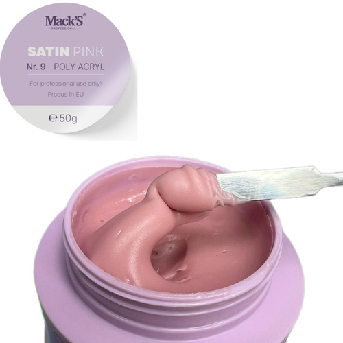 Satin Pink Polyacryl 9 - 50g - Macks