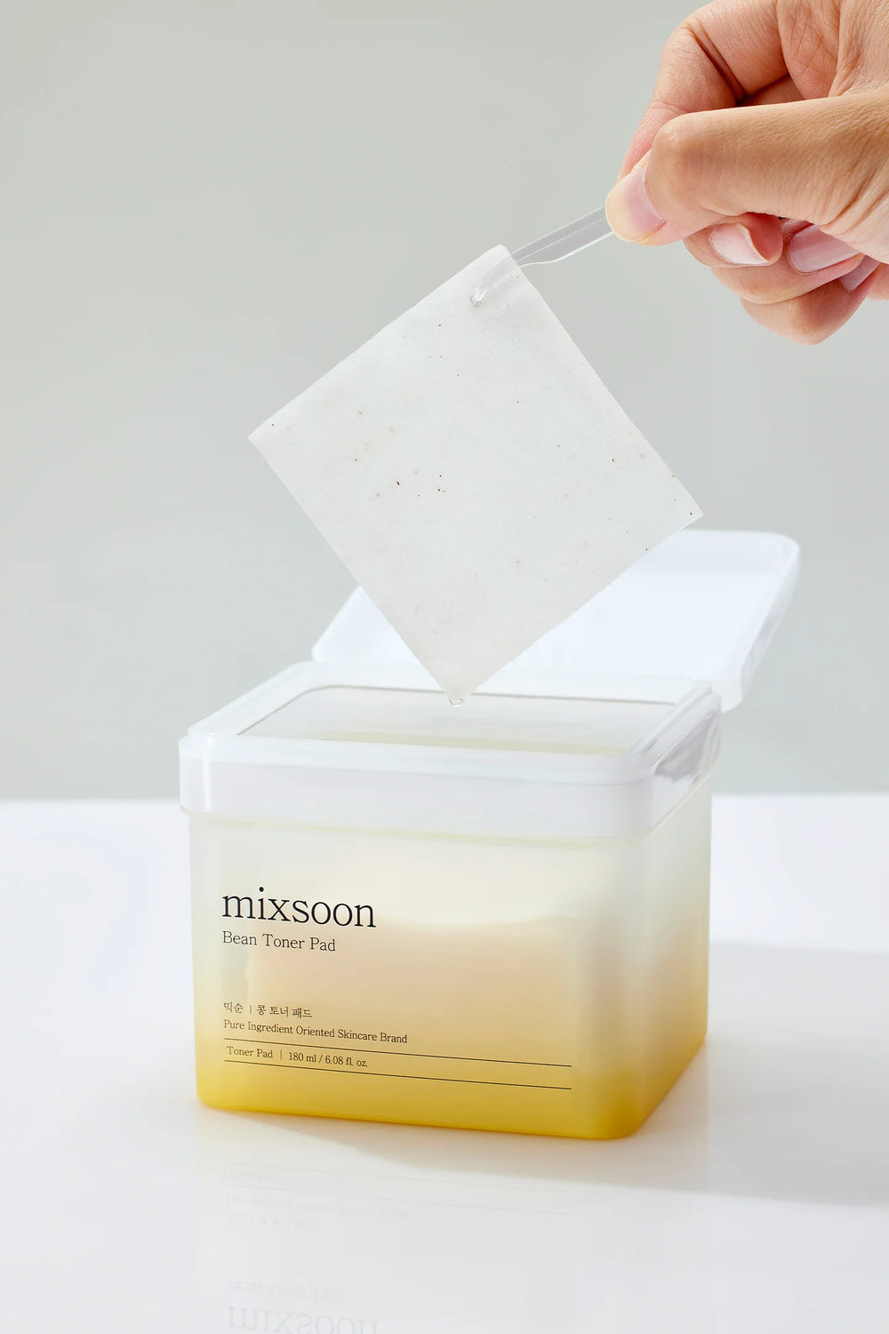 Bean Toner Pad – Dischetti tonificanti viso con estratti fermentati - Mixsoon