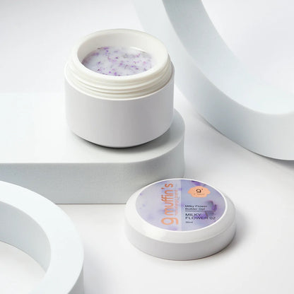 Builder Gel - Milky Flower 02, 30 ml – 9Muffins