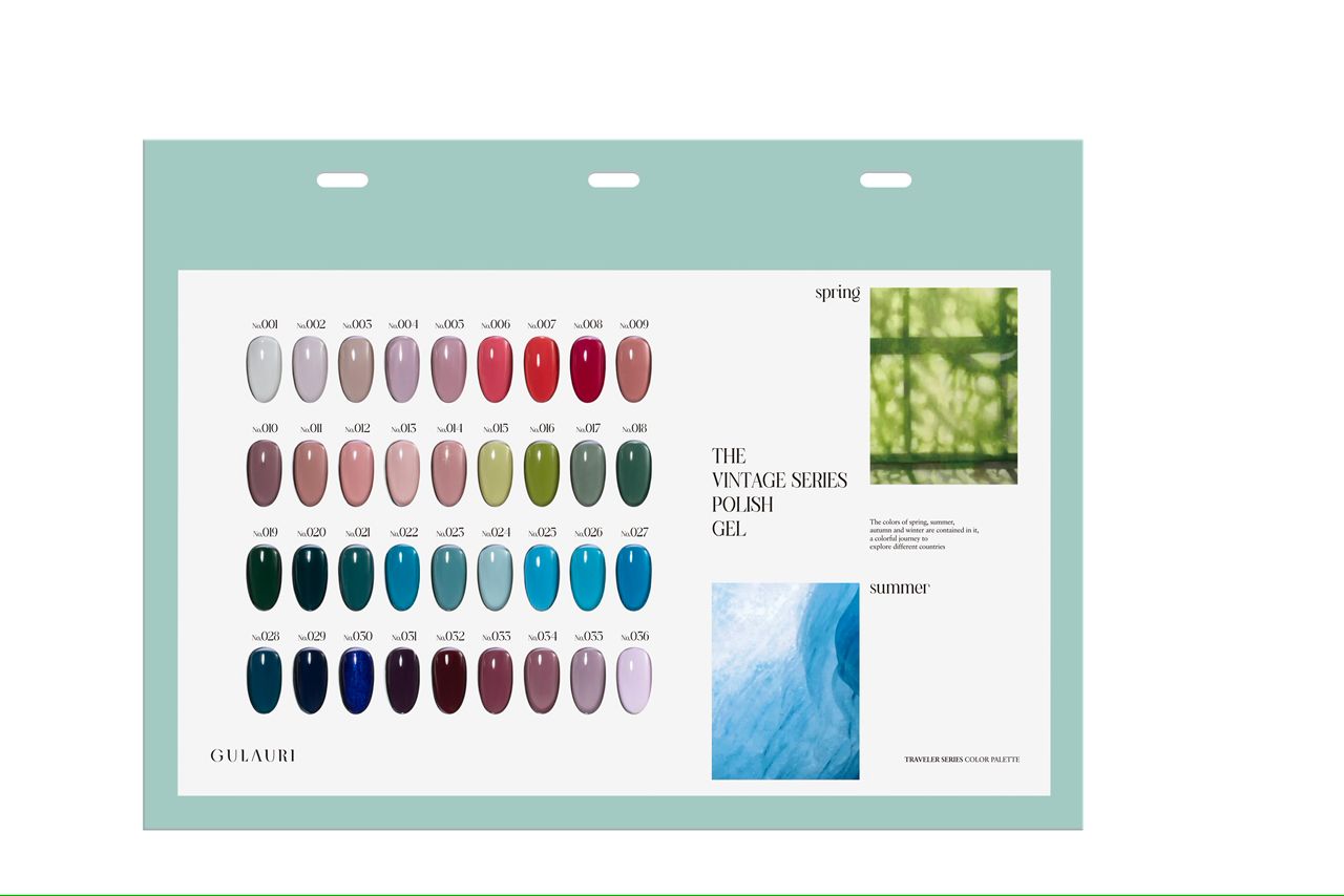 Box 36 smalti semipermanenti con espositore - Gulauri