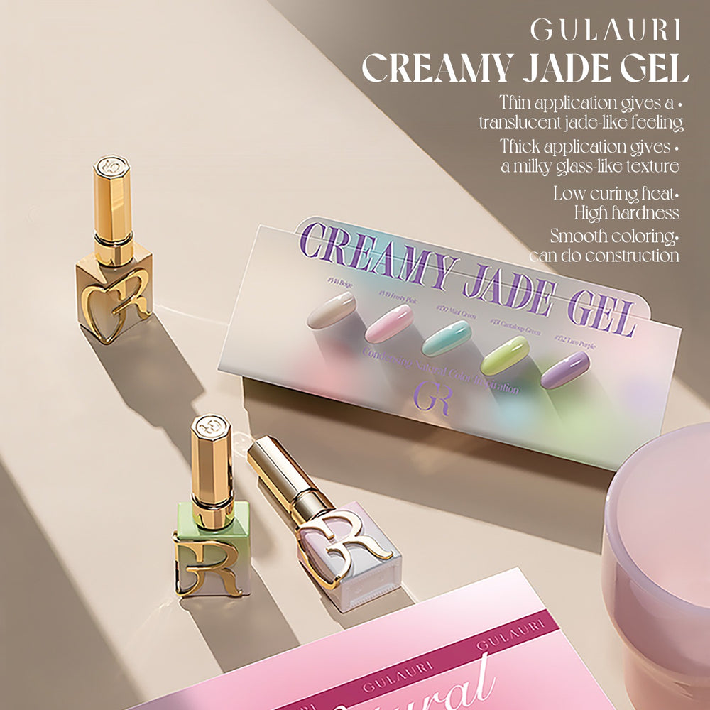Creamy jade gel - 5 colori set - Gulauri