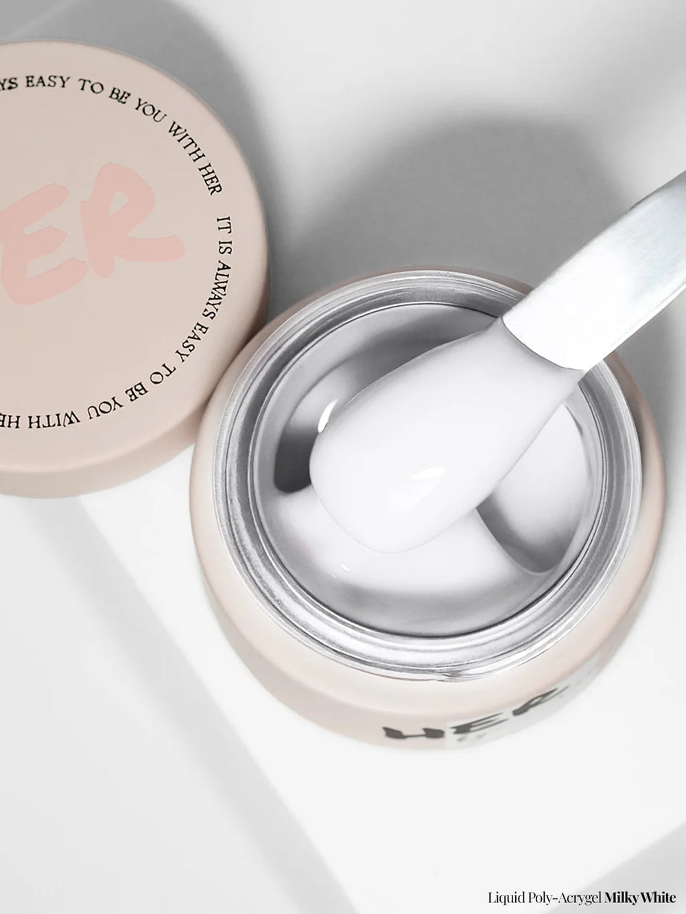 Liquid Poly-Acrygel - MILKY WHITE - 50ml - Her