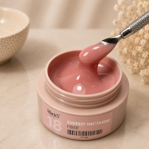 Fiber gel Sherbet Nectarine 18 - 15g - Macks