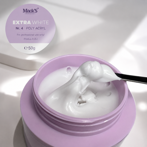 Extra White Polyacryl 4 -  50g - Macks