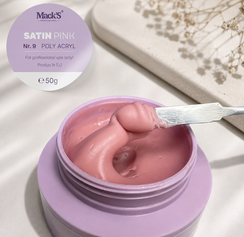 Satin Pink Polyacryl 9 - 50g - Macks