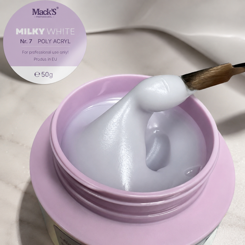 Milky White Polyacryl 7 - 50g - Macks