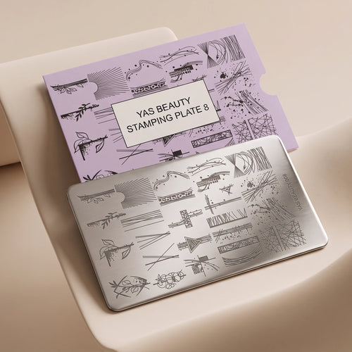 Nail stamp n'8 - Yas