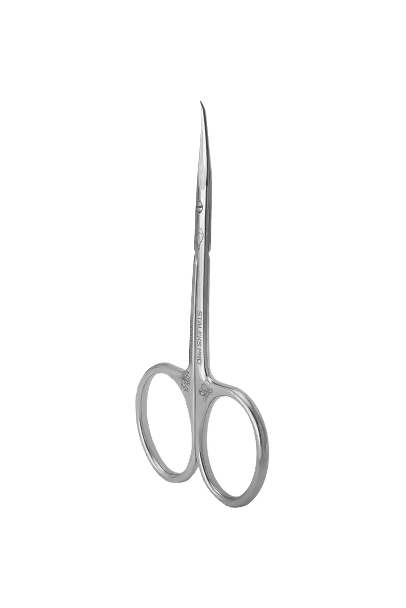 Forbici professionali STALEKS con uncino per cuticole EXCLUSIVE MAGNOLIA [SX-21/2]