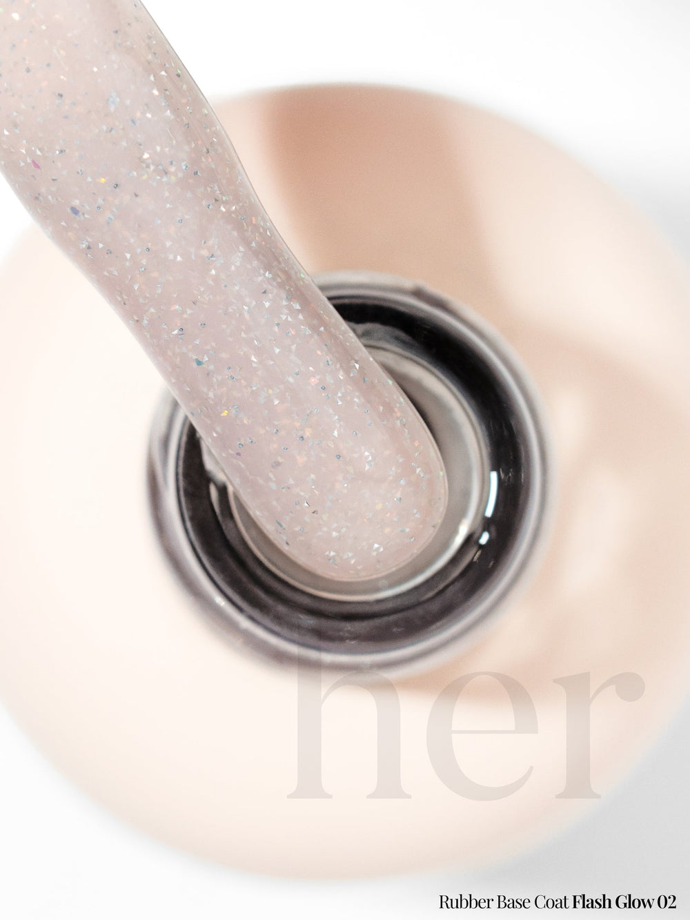 Rubber Base Coat Flash Glow 02 - Her