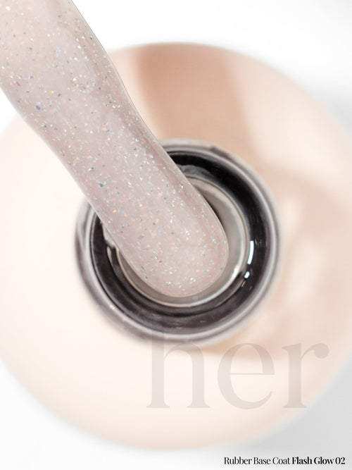 Rubber Base Coat Flash Glow 02 - Her