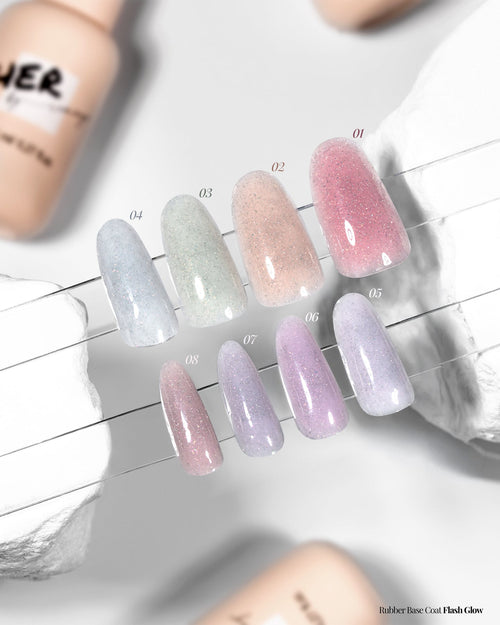 Rubber Base Coat Flash Glow 02 - Her