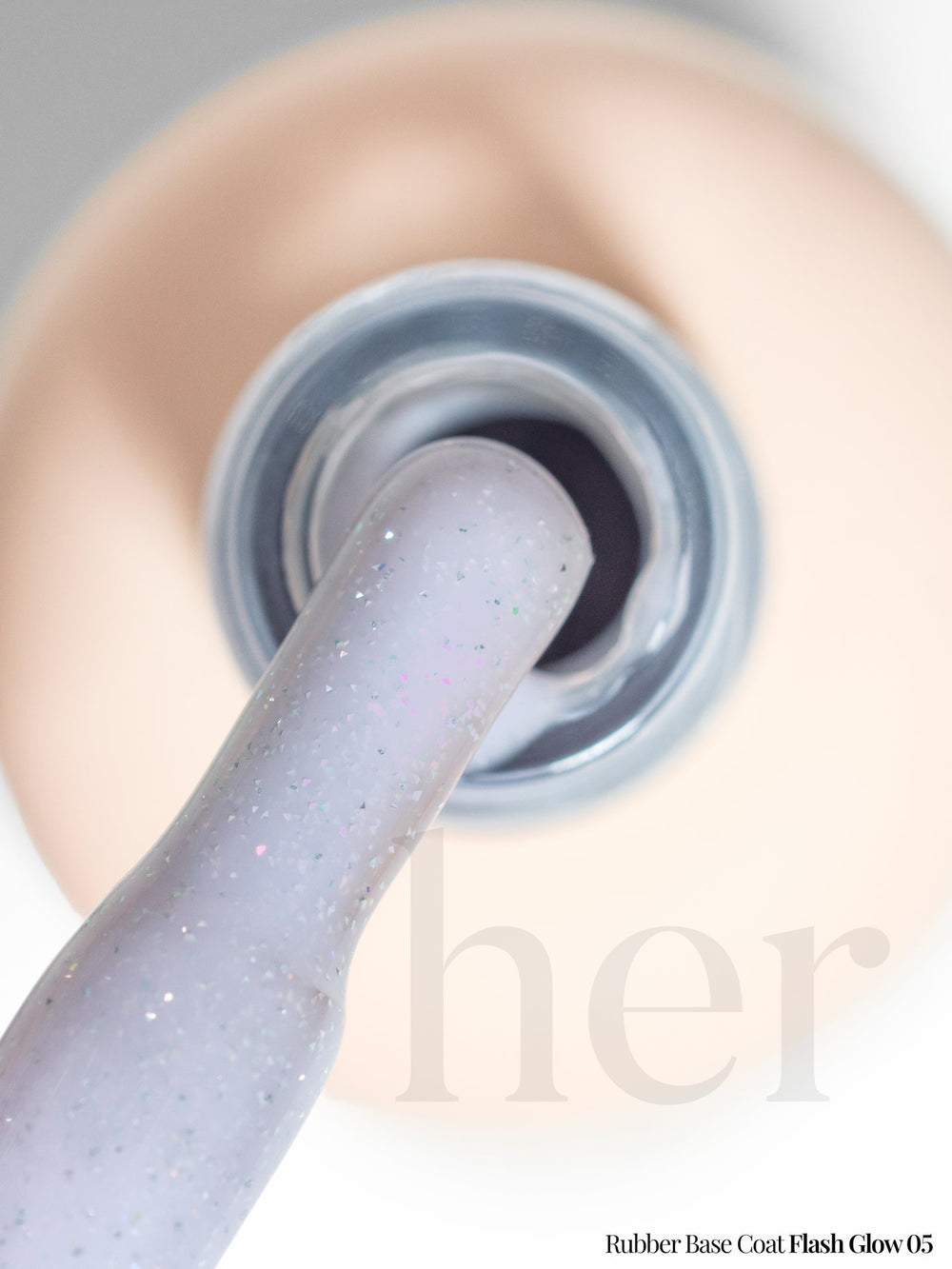 Rubber Base Coat Flash Glow 05 - Her
