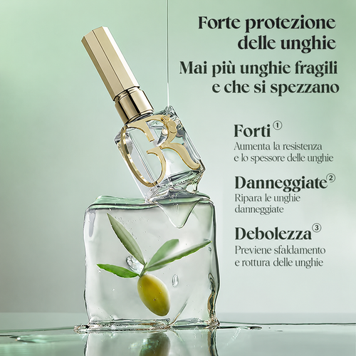 Gulauri Nail Care Kit: Base alle Proteine + Top Coat Lucido a Lunga Durata