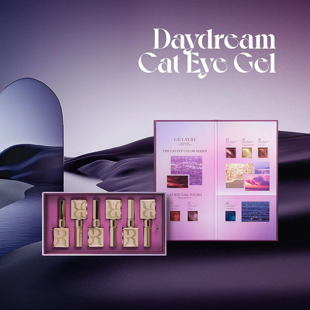 Set 6 Smalti Gel Cat Eye Daydream con Cofanetto – Gulauri