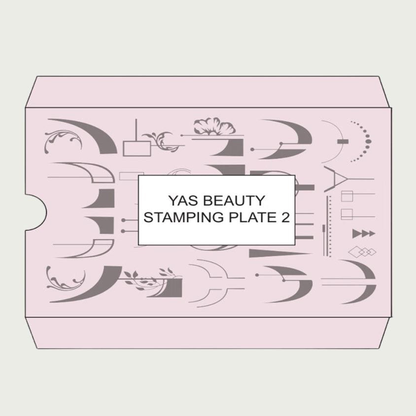 Nail stamp n'2 - Yas