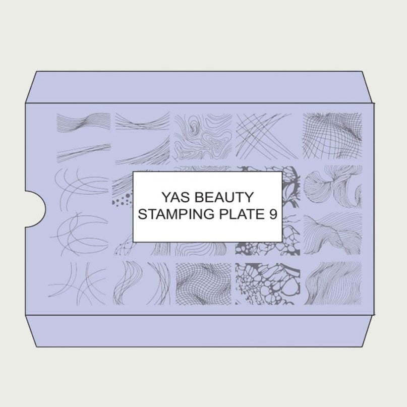 Nail stamp n'9 - Yas