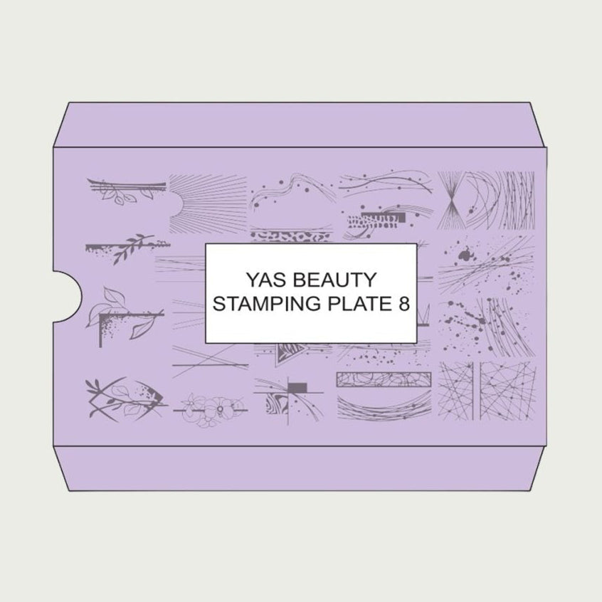 Nail stamp n'8 - Yas