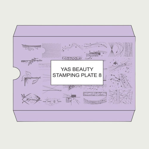 Nail stamp n'8 - Yas