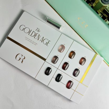 Amber cat eye set 9 colori + display espositore + calamita inclusa