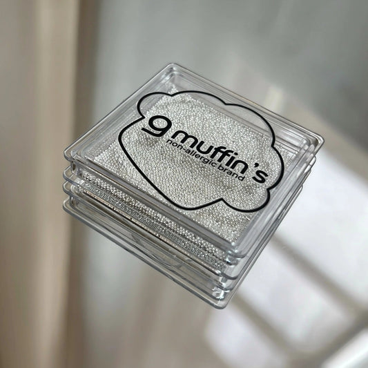 Nail caviar microsfere Silver Pearl - 9Muffins