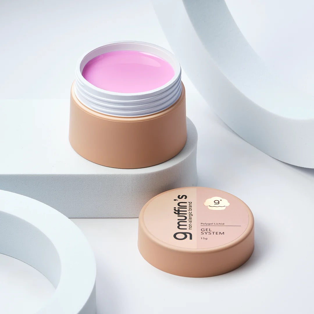 Polygel Liquido - Souffle 11 - 15 gr, 9Muffins 