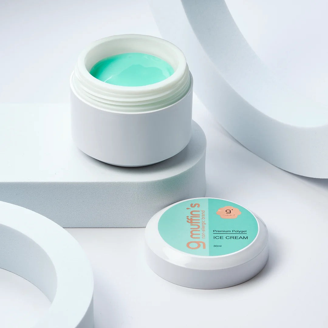 Premium Polygel - Ice Cream, 30 ml, 9Muffins