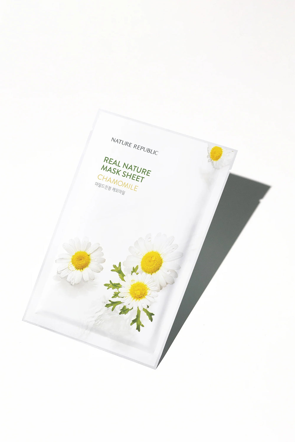 Nature Chamomile Mask – Maschera viso in tessuto con estratto di Camomilla