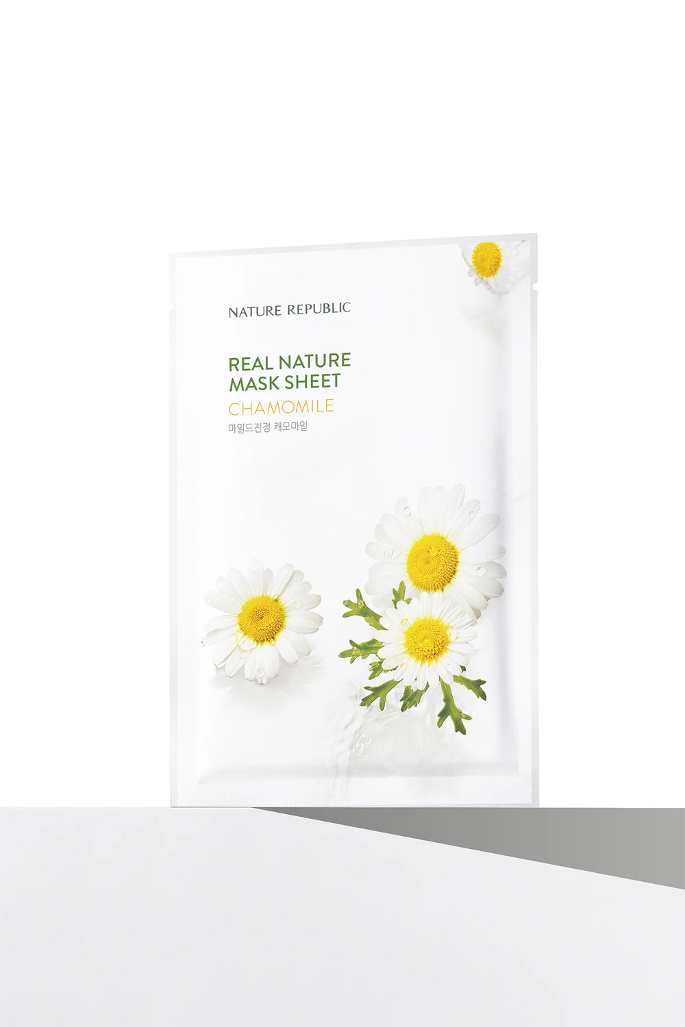Nature Chamomile Mask – Maschera viso in tessuto con estratto di Camomilla
