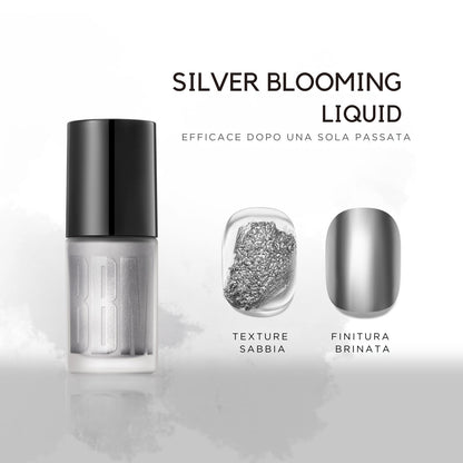 Silver Blooming Liquid Gulauri - Liquido per effetti artistici e sfumature nail art