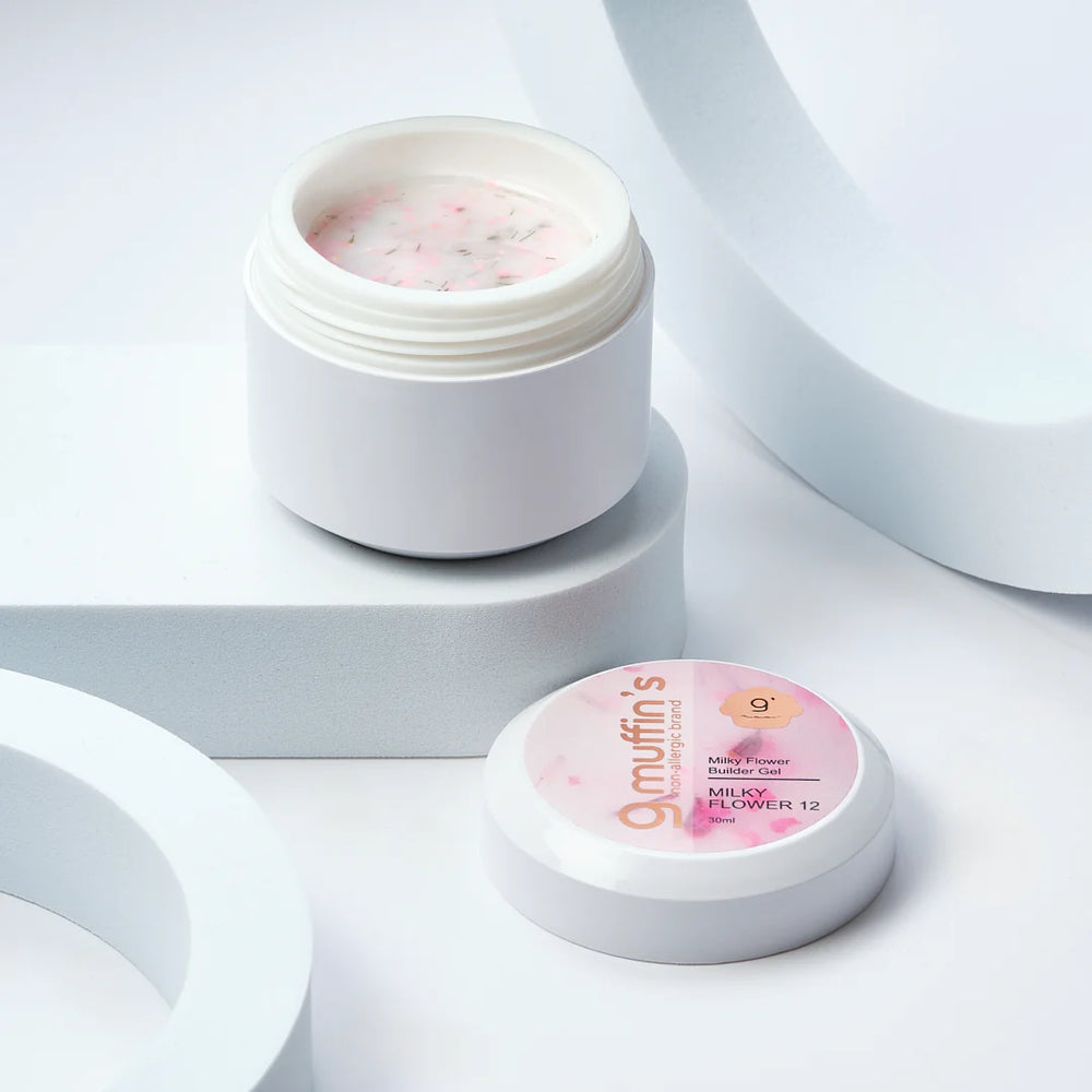 Builder Gel - Milky Flower 12, 30 ml – 9Muffins