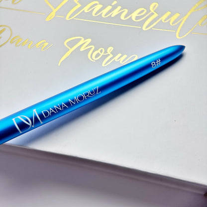 Dettaglio setole pennello Acrygel n8 Dana Moruz per una stesura uniforme e controllata del gel