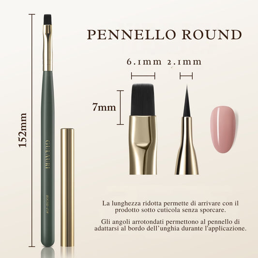pennello per unghie del marchio gulauri