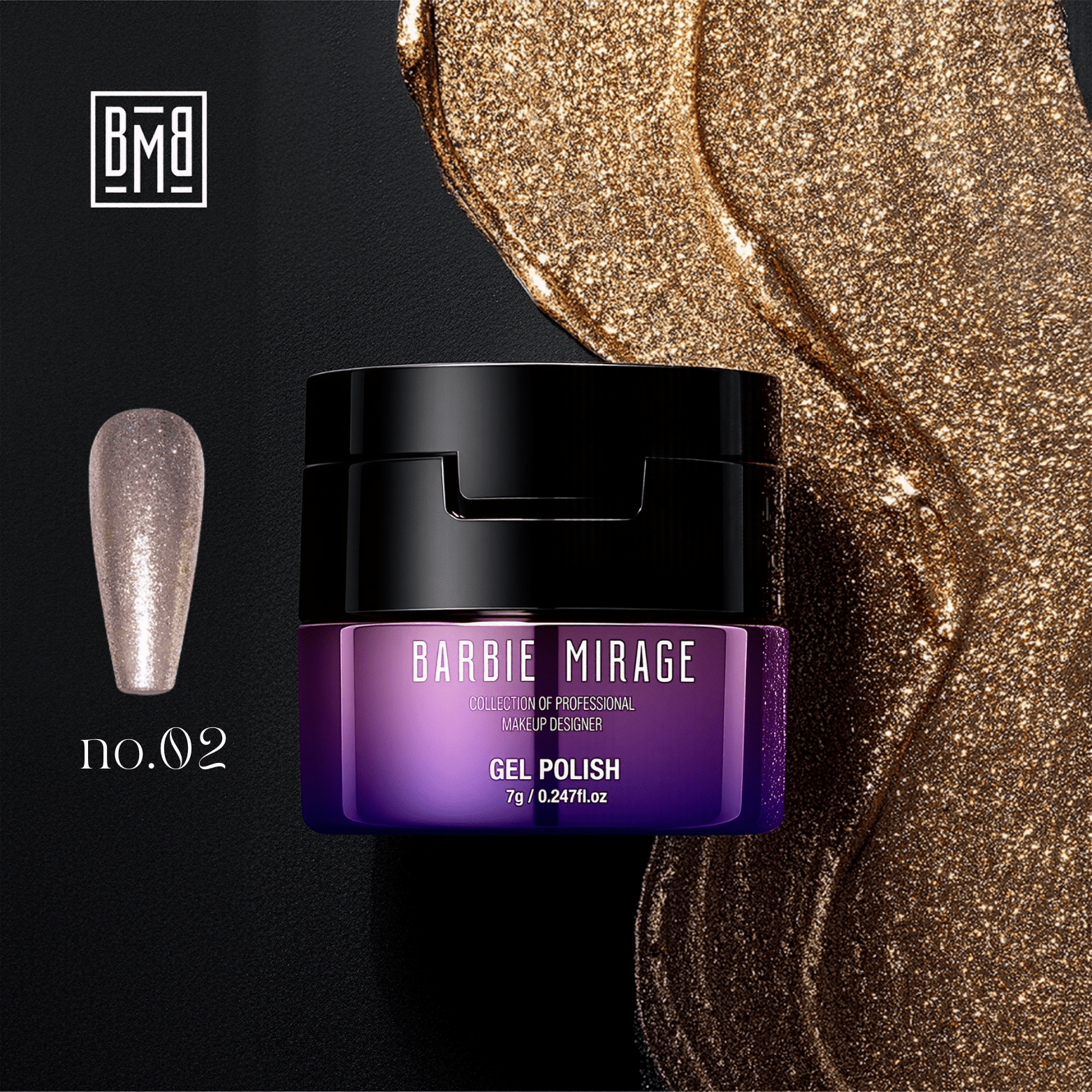 Platinum gel n°02 - Barbie Mirage