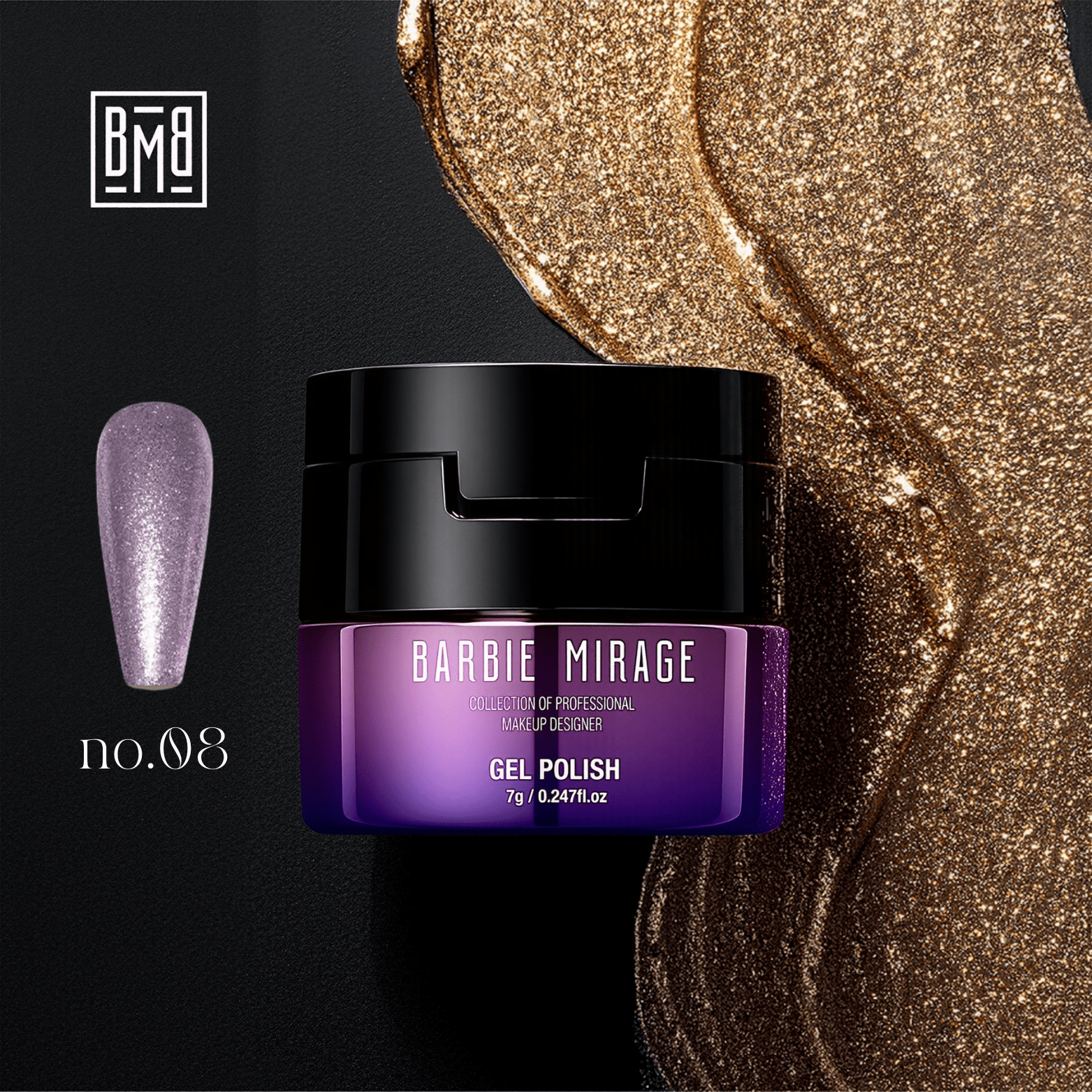 Platinum gel n°08 - Barbie Mirage