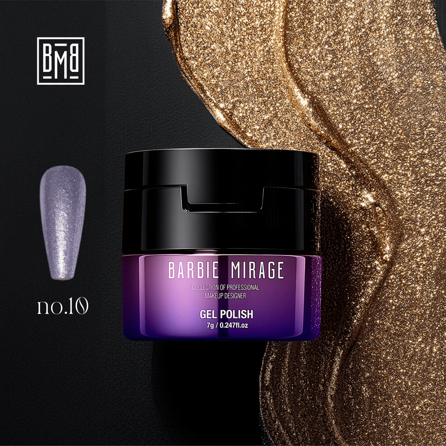 Platinum Gel n10 Barbie Mirage, gel costruttore per unghie con alta adesione e finitura professionale