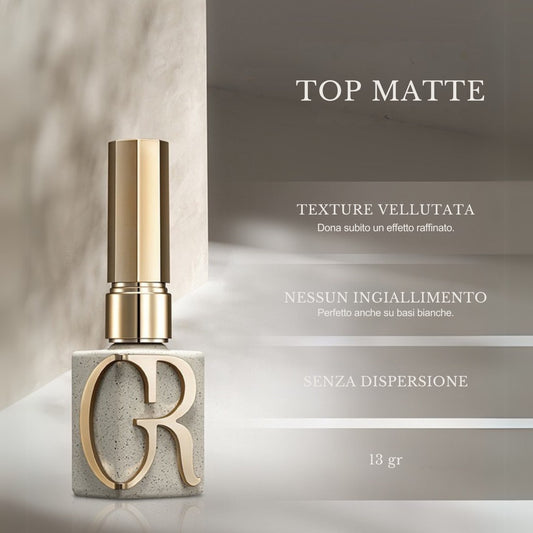 Top Matte Gulauri, sigillante opaco per unghie con effetto vellutato e lunga durata